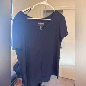 Frank Lyman Montreal navy short sleeve top